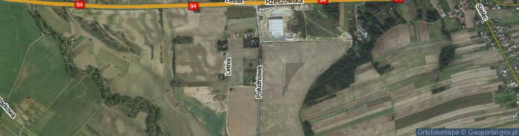 Zdjęcie satelitarne Południowa ul.